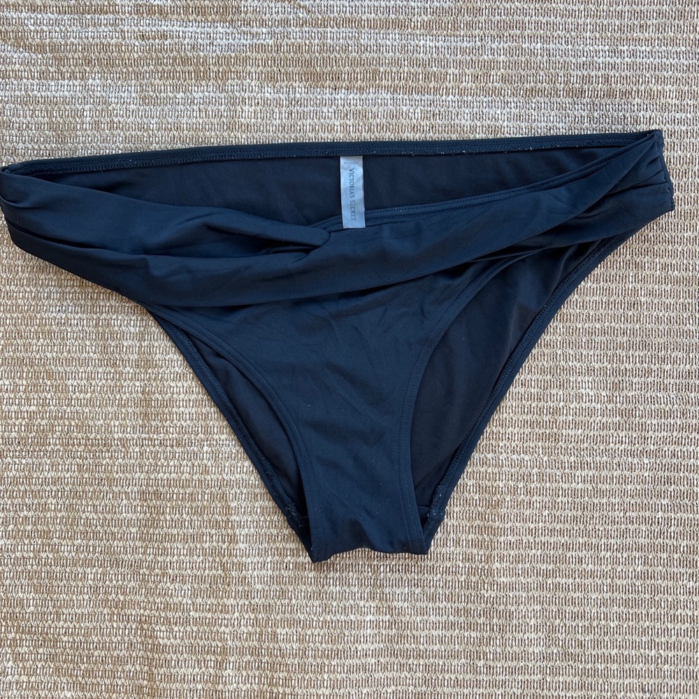 victoria secret black bikini bottom